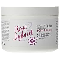Body Butter Rose & Yogurt - with Natural Rose Oil and Yogurt - 7.4 oz
