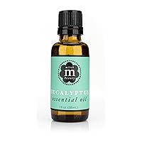 Eucalyptus Essential Oil for Bath, feet, Relaxing rub, Home Fragrance and Reed Diffuser Bottle. Large 1oz (30ml) Dropper Bottle.