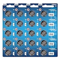 Renata CR1632 Batteries - 3V Lithium Coin Cell 1632 Battery (20 Count)