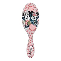 Wet Brush Original Detangler Hair Brush, Mickey & Minnie (Disney Love) - Ultra-Soft IntelliFlex Bristles - Detangling Brush Glides Through Tangles (Wet Dry & Damaged Hair) - Women & Men