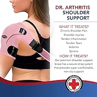 Dr. Arthritis Bundle: Wrist Support (Pink) & Shoulder Support (Pink)