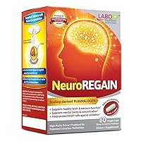 LABO Nutrition NeuroREGAIN - Scallop-derived PLASMALOGEN for Brain Deterioration, Memory, Alertness, Learning, Concentration and Other Cognitive Functions – Suitable for Seniors, Adult Men & Women