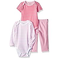 Hanes Unisex-Baby Ultimate Baby Zippin Pants With Short And Long Sleeve Bodysuit Set