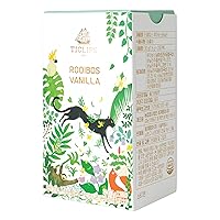 Ssanggye TICLIPS Rooibos Vanila Tea 1.5g x 20TB Premium Blended Tea Fruit Herb Blend Taste Sweet Harmony Scent Aroma Flavor Herbal Delicacy Caffeine Free Refreshing Easy to Carry 4 Season Daily Drink
