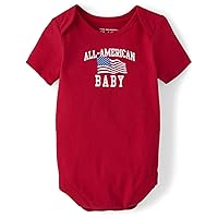 The Children's Place unisex baby Matching Family Americana All American Graphic Bodysuit
