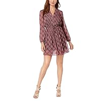 Womens Printed A-Line Fit & Flare Dress