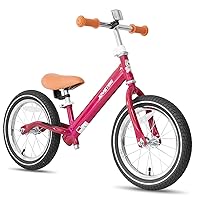 JOYSTAR 14/16 Inch Balance Bike for Toddlers and Kids Ages 3-9 Years Old Boys and Girls - Kids Push Bike for Big Kids - No Pedal Sport Training Bicycle