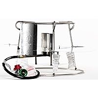 King Kooker Model # SS1316N Stainless Steel Portable Propane Outdoor Double Jet Cooker Package Large