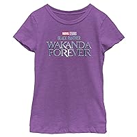 Marvel Girl's Wakanda Forever Metal T-Shirt