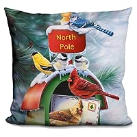 North Pole Decorative Accent Throw Pillow