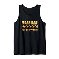Marriage One Star Very Disappointed Tank Top