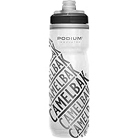 CamelBak Podium Chill Insulated Bike Water Bottle - Easy Squeeze Bottle - Fits Most Bike Cages - 21oz, Race Edition