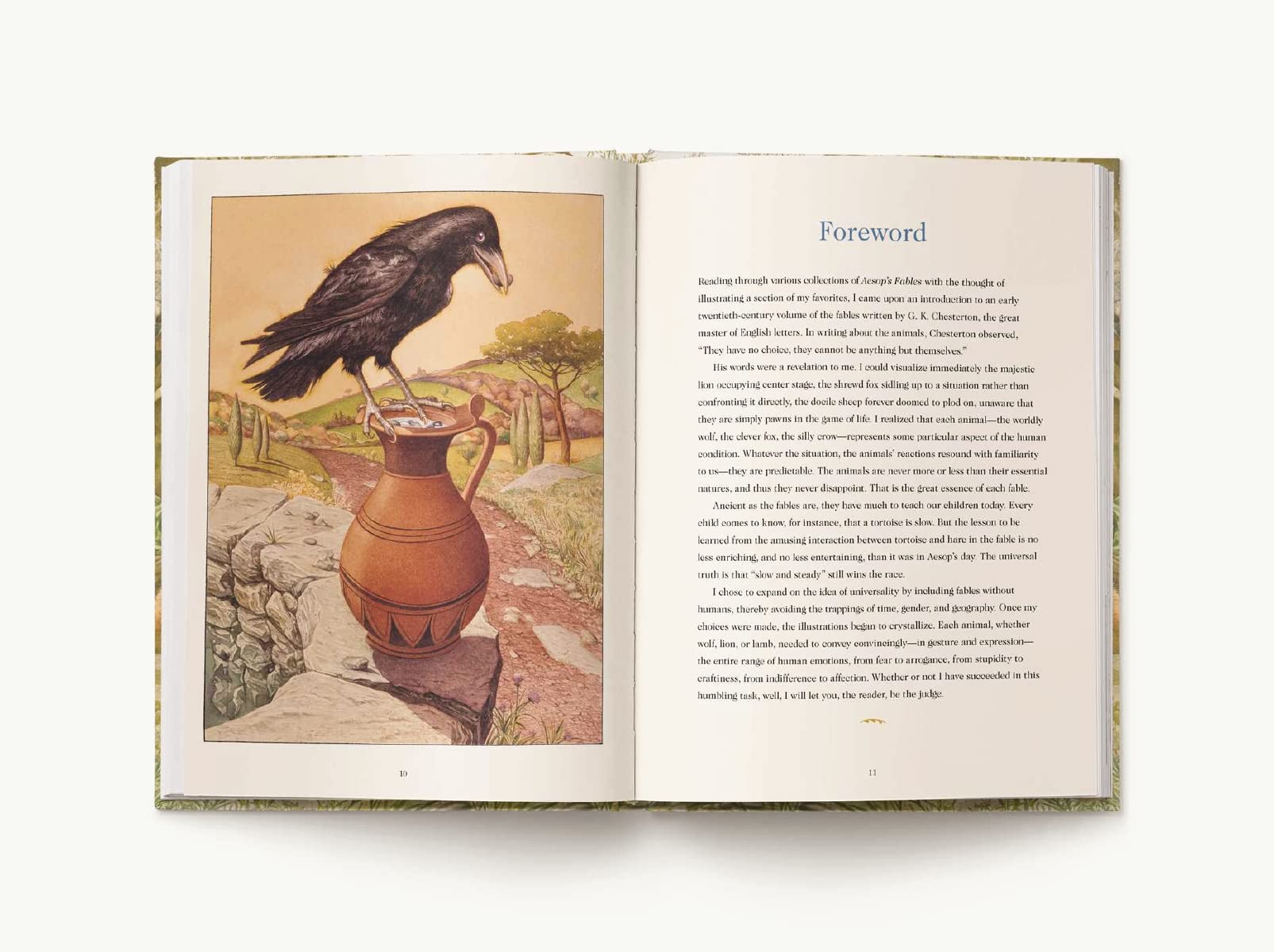 Aesop's Fables Hardcover: The Classic Edition by The New York Times Bestselling Illustrator, Charles Santore (Charles Santore Children's Classics)