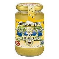 Hungary Bees Wild Acacia Honey 16 Ounce