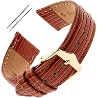 Gilden Unisex Teju-Lizard-Grain Calfskin Watch Band