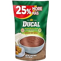 Ducal Red Refried Silk Beans Pouch 35 Oz Pack of 12, Ready to Eat - Microwaveable Goya Instant Refried Red Beans Doy Pack - Cholesterol Free and Low Glycemic Rate