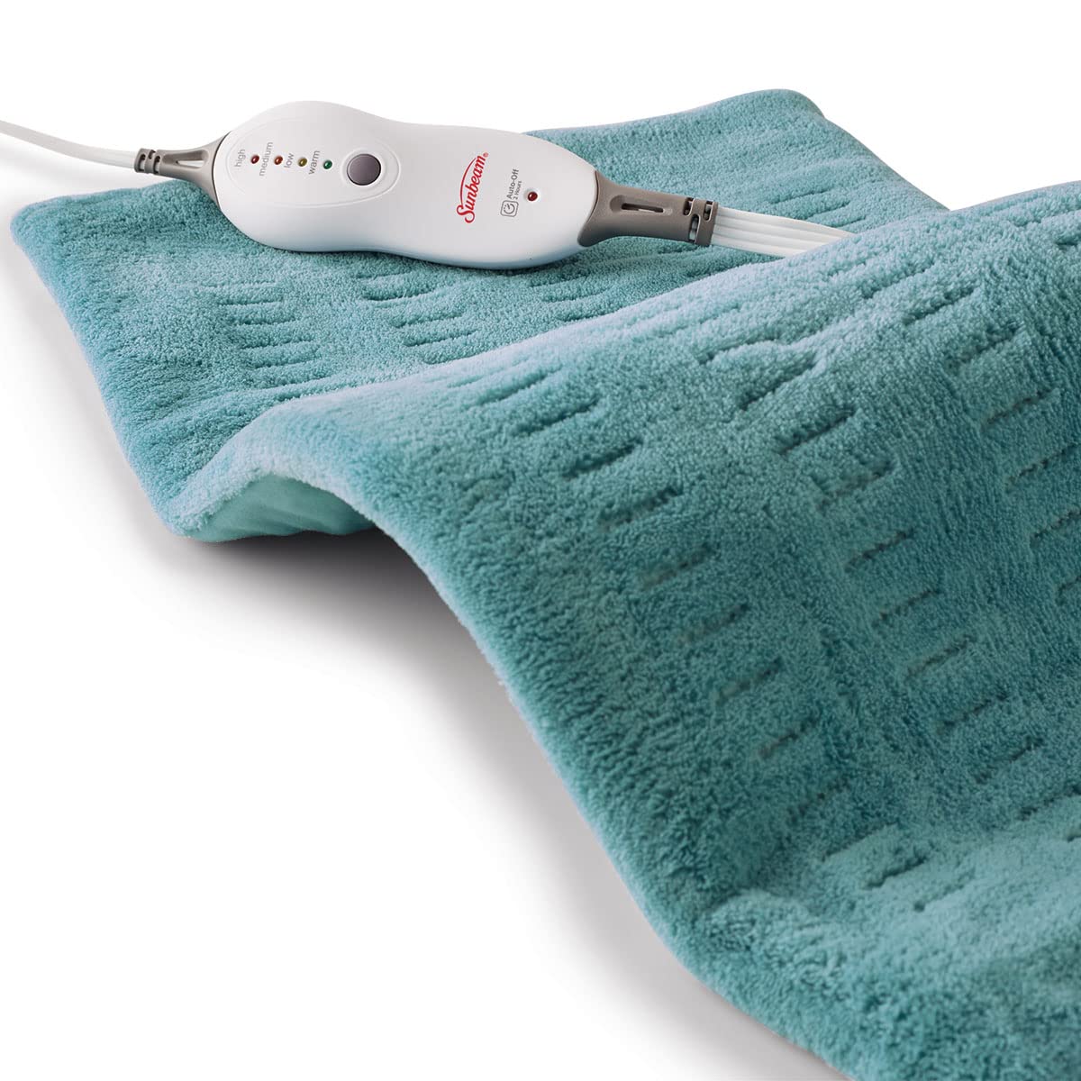 Sunbeam Heating Pad for Back, Neck, and Shoulder Pain Relief with Auto Shut Off, XL 12 x 24