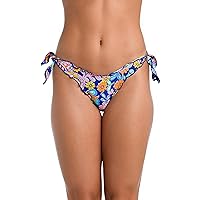 Hobie Women's Side Tie Hipster Bikini Swimsuit Bottom,