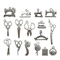 Youdiyla Charms Collection Metal Pendant Craft Supplies Findings for Necklace and Bracelet Jewelry Making X009