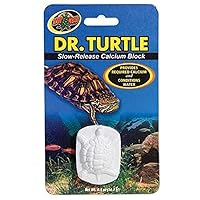 Dr. Turtle Slow Release Calcium Block Treats up to 15 Gallons (.5 oz) - Pack of 3
