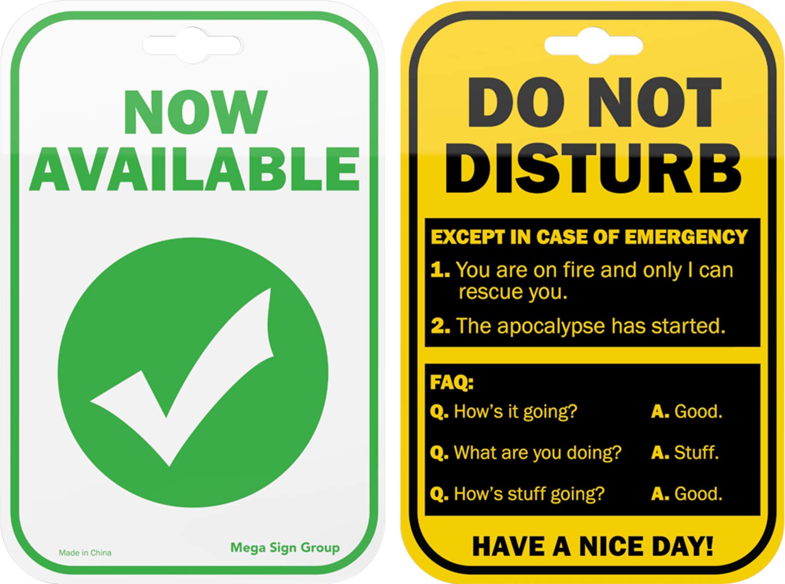 Mua Do Not Disturb Privacy Double Sided Sign for the Office Cubicle Desk or  Personal Room trên Amazon Mỹ chính hãng 2023 | Fado