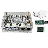 youyeetoo VisionFive2 RISC-V Single Board Computer, Quad Core, 8GB with WiFi dongle, StarFive JH7110 with 3D GPU, Dual Ethernet Port with 2 x 1Gbit, for IOT/AI (Kit 5, Version v1.3B)