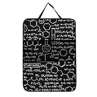 The Calculation Formula of Chemistry Back Seat Protector Waterproof Car Seat Cover Kick Mats with Storage Pocket 1PC