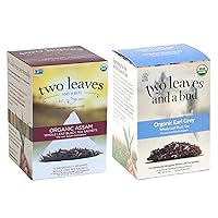 Two Leaves and a Bud Black Tea Bundle - Assam Black Tea (15 Sachets) and Earl Grey Tea (15 Sachets)