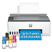HP Smart -Tank 5101 Wireless Cartridge-free all in one printer, up to 2 years of ink included, mobile print, scan, copy (1F3Y0A) , White