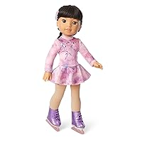 American Girl Corinne Tan Girl of the Year 2022 14.5-inch Doll Gwynn’s Ice Skating Performance Outfit, For Ages 4+
