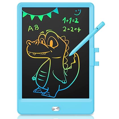 KOKODI LCD Writing Tablet 8.5-Inch Colorful Doodle Board, Electronic Drawing Tablet Drawing Pad for Kids, Educational and Learning Kids Toys Gifts for 2 3 4 5 6 7 Year Old Boys and Girls(Blue)