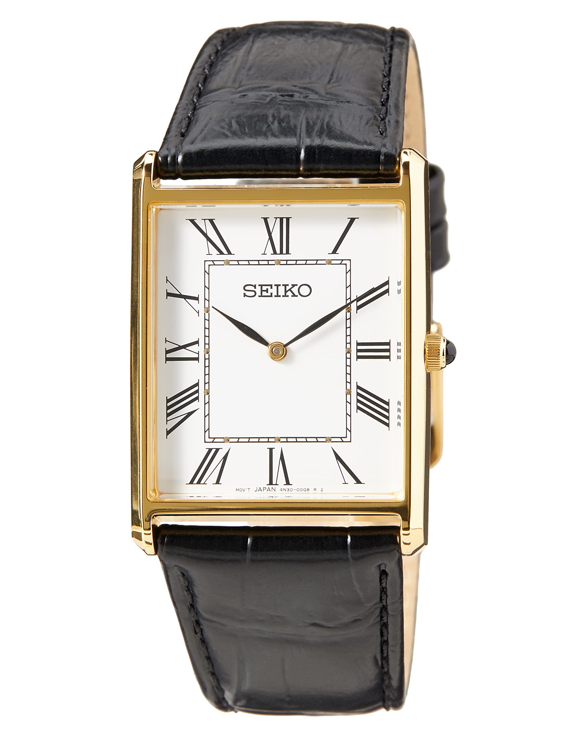 Mua Seiko SWR052P1 Men's Quartz Watch Stainless Steel with Leather Strap,  gold, Strap trên Amazon Đức chính hãng 2023 | Giaonhan247