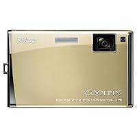 Nikon Coolpix S60 10MP Digital Camera with 5x Optical Vibration Reduction (VR) Zoom (Platinum Bronze)