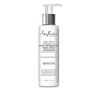 SheaMoisture Face Wash for Women & Men - Hydrating Facial Cleanser with 100% Virgin Coconut Oil, Acacia Senegal, Coconut Milk, Daily Face Cleanser for Soft and Restored Skin, 4 Fl O