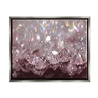 Stupell Industries Dazzling Bling Gems Luxury Fashion Glam Jewels Floating Framed Wall Art, Design By Daphne Polselli