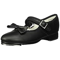 Capezio girls 3800 Mary Jane Tap Shoe, Black Leather, 9.5 M US Toddler