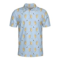 Funny Golf Shirts for Men, Polo Shirt for Men, Short Sleeve Golf Jerseys for Team, Gifts for Golf Lover