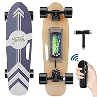 Elektro-Skateboard Komplettboard Longboard 700W-Doppelmotor 20km/h,Fernsteuerung 