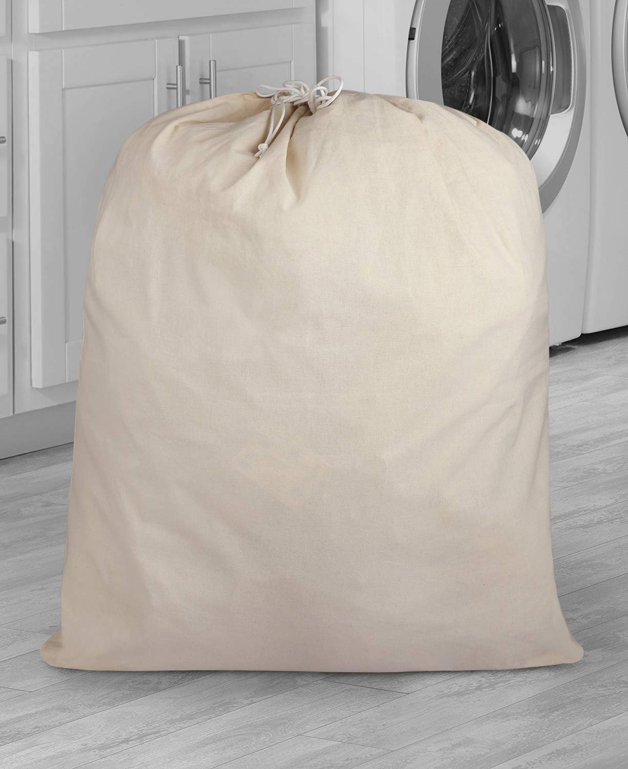 Canvas Drawstring Laundry Cotton Bag Travel Storage Bag 60x48cm (2 Pieces)  T-x | Fruugo ES