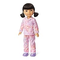 American Girl Corinne Tan Girl of the Year 2022 14.5-inch Doll Gwynn’s Pajamas Outfit with Slippers, For Ages 8+