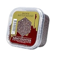 The Army Painter Battlefield Brown Battleground Basing, 150 ml-for Miniature Bases & Terrains -Scenics Static Grass, Model Terrain Grass, Terrain Model Kit Tufts for Bases of Minis