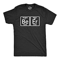 Element of Beer Nerdy Science T-Shirt Periodic Table Geek Graphic Tees