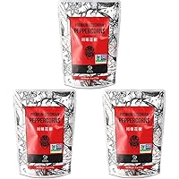 Soeos Authentic Szechuan Grade A Red Sichuan Peppercorns, Tingle and numbing Effect, Less Seeds, Strong Flavor, Essential for Kung Pao Chicken, Mapo Tofu, 4 oz. (Pack of 3)