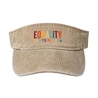 Equality Hurts No One Empty Top Baseball Cap Cool Sunhat Visor Beathable Ball Caps for Men Women