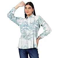 Women's Jaipur Cotton White Shirt
