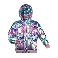 Girl's Puffy Down Insulated Coat (Toddler/Little Kids/Big Kids)