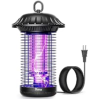 LED Bug Zapper Indoor Outdoor, 10 Years Lifespan Lamp Sustainable Less Power, Durable Instant Electric Mosquito Insect Killer Fly Zapper, for Garden Backyard Patio Sport Fields Home -MO008C