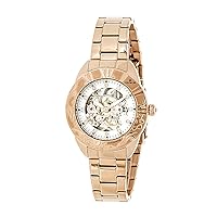 Women's EMPEM1103 Godiva Automatic Rose Gold/Silver 316L Surgical-Quality Stainless Steel Bracelet Watch