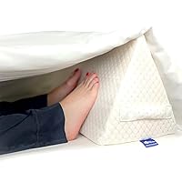 Your Foot Pillow Triangle Foot Pillow - Optimal Restful Sleep Blanket Elevation Wedge Pillow, Comfortable Sleep Leg Pillow, Ankle Support Pillow, Ideal for Back/Knee/Hip Pain