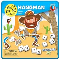 Take N Play Anywhere — Hangman — Easy to Use, Hard to Lose — Fun on the Go Travel Game — For Ages 5+